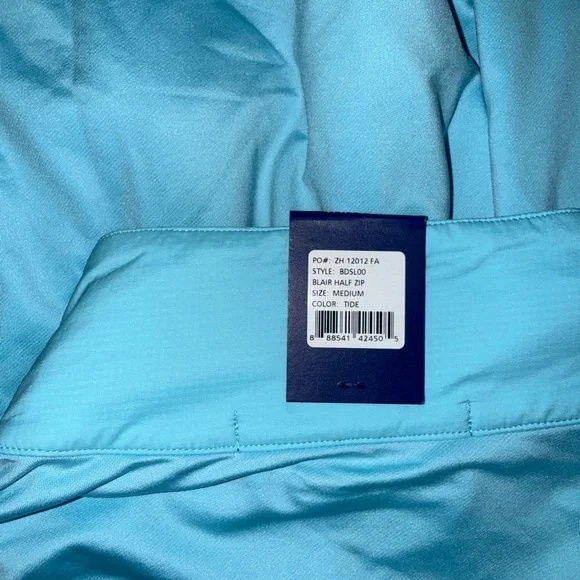NWT B. Draddy Men’s Blair Half Zip Medina size M